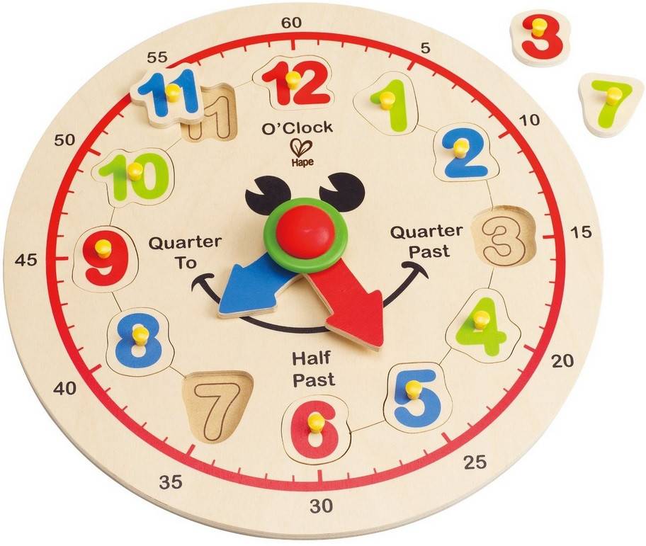 ساعت های پازلی روشی بسیار مناسب برای یادگیری اعداد و ساعات روزانه می شوند.